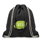 Branded Canvas 2 Function Bag 220gsm in Black