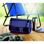 Branded Acrylic Picnic Blanket in use