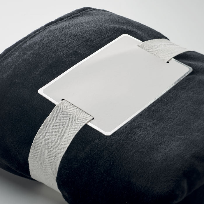 Branded Flannel Fleece Blanket 280gsm without branding