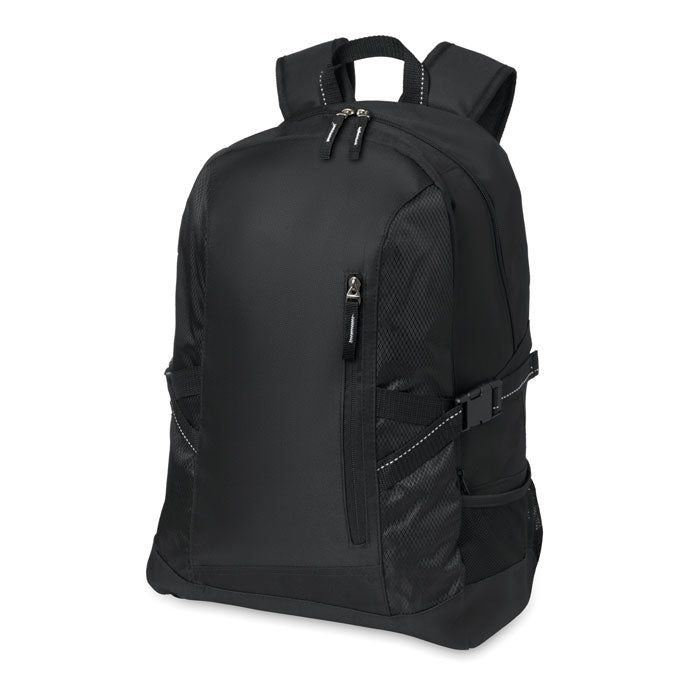 Branded Polyester Laptop Backpack without branding