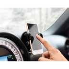 Branded Universal Vent Mount Car Phone Holder in use