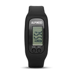 Branded Pedometer Bracelet in Black