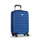 Branded Hard Trolley 35 x 22 x 53cm in Blue