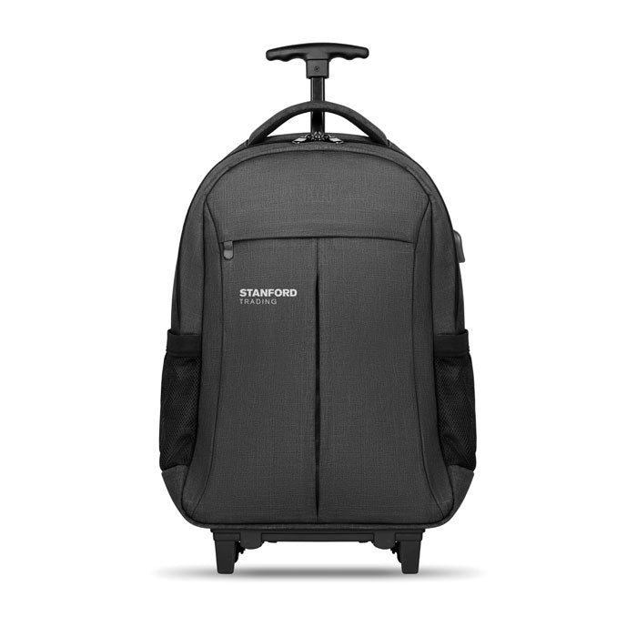 Branded Trolley Backpack in 360D