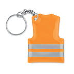 Branded Reflective Vest Key Ring