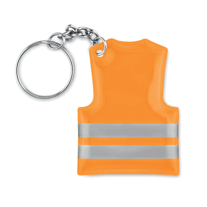 Branded Reflective Vest Key Ring