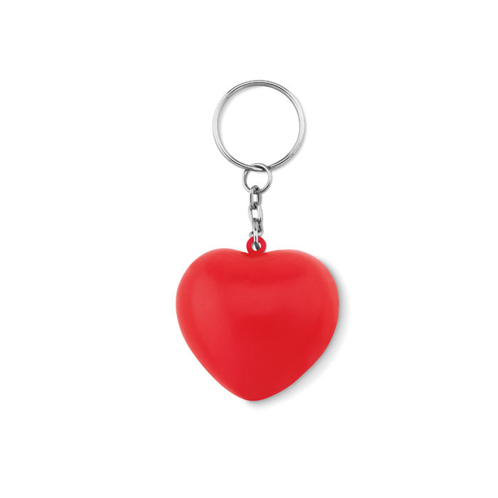Branded PU Heart Key Ring