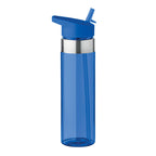 Branded Tritan Bottle with Foldable Mouthpiece in Blue