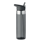 Branded Tritan Bottle with Foldable Mouthpiece in Grey