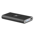 Branded Rubber Finish Wireless Power Bank 8000mAh