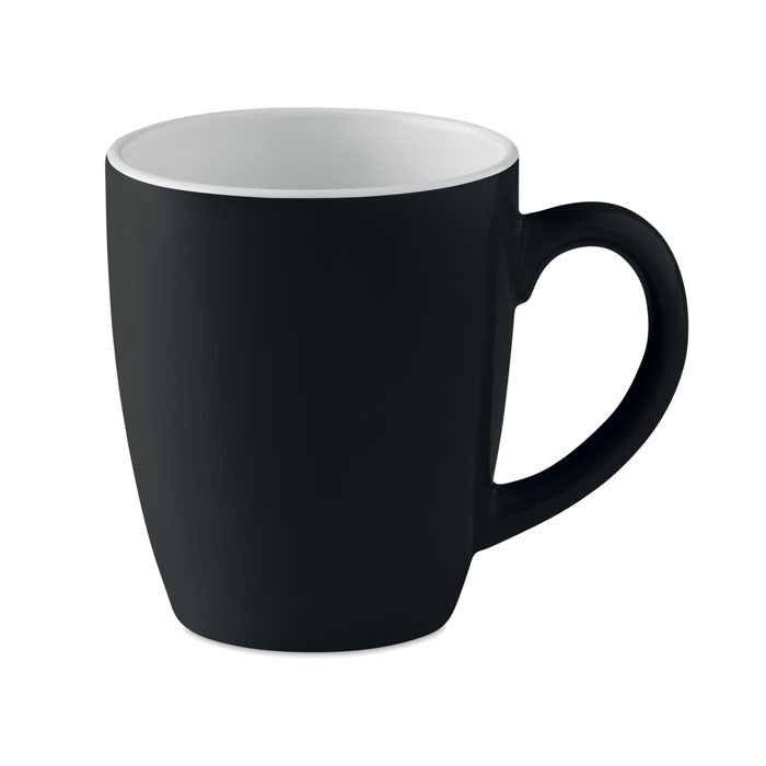 Branded Coloured Mug in Gift Box - 290ml in Black