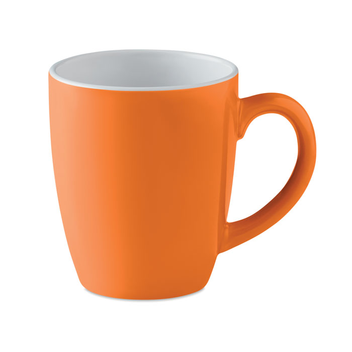 Branded Coloured Mug in Gift Box - 290ml in Orange