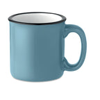 Branded Vintage Style Mug - 240ml in Blue