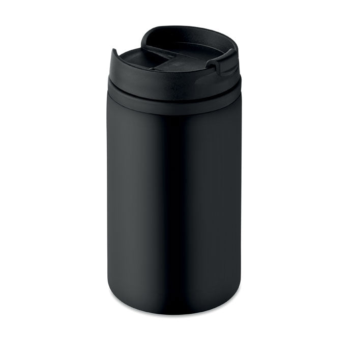 Branded Double Wall Cup - 250ml in Black