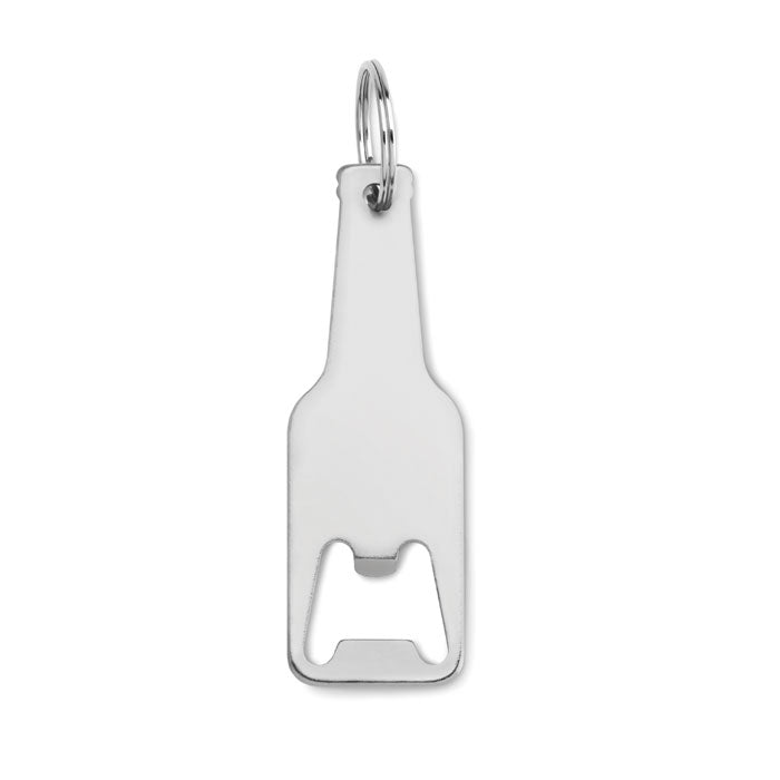 Branded Slim Aluminium Bottle Opener Key Ring