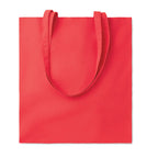 Branded Cotton Shopping Bag 140gsm 38 x 42cm in Red