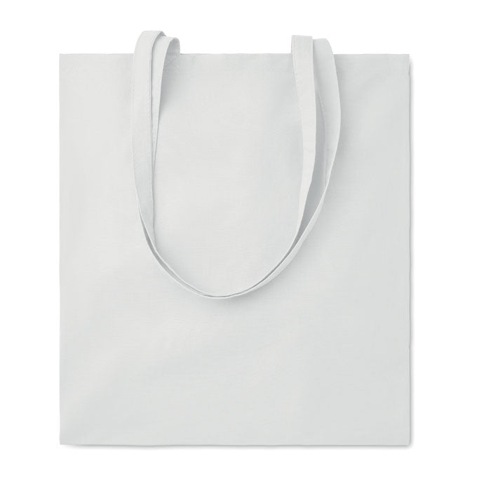 Branded Cotton Shopping Bag 140gsm 38 x 42cm in White