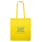 Branded Cotton Shopping Bag 140gsm 38 x 42cm in Yellow