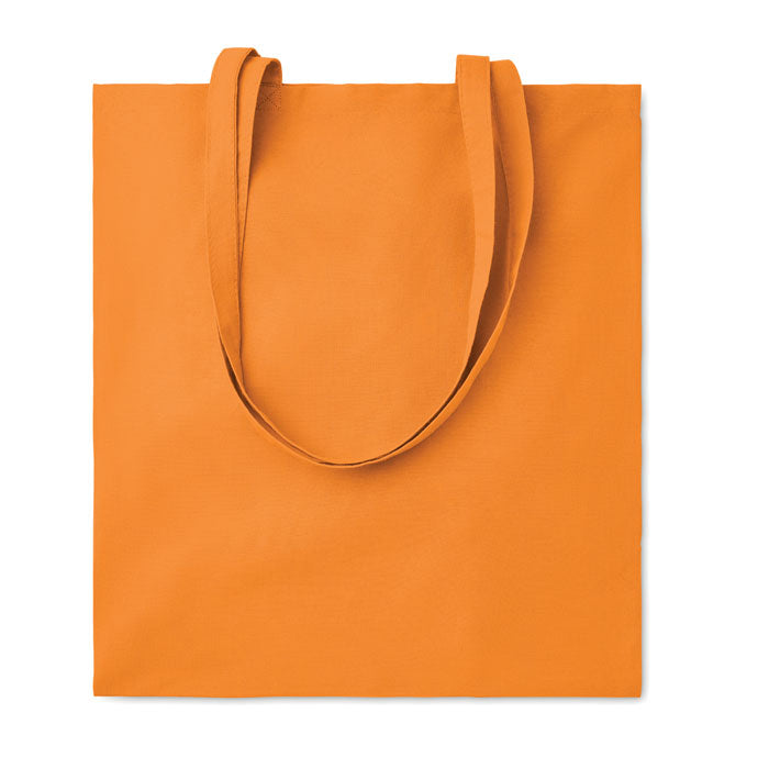 Branded Cotton Shopping Bag 140gsm 38 x 42cm in Orange