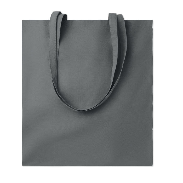 Branded Cotton Shopping Bag 140gsm 38 x 42cm in Grey