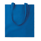 Branded Cotton Shopping Bag 140gsm 38 x 42cm in Blue