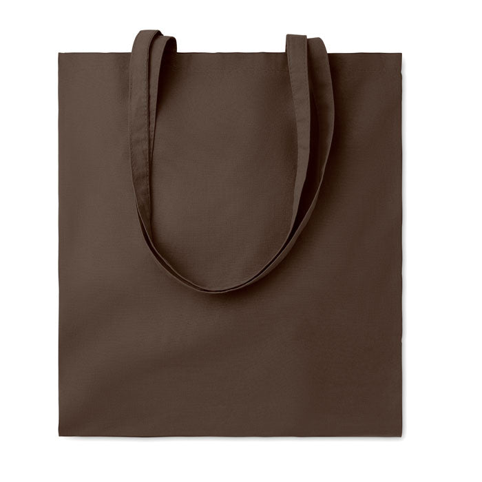 Branded Cotton Shopping Bag 140gsm 38 x 42cm in Brown