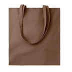 Branded Cotton Shopping Bag 140gsm 38 x 42cm in Brown