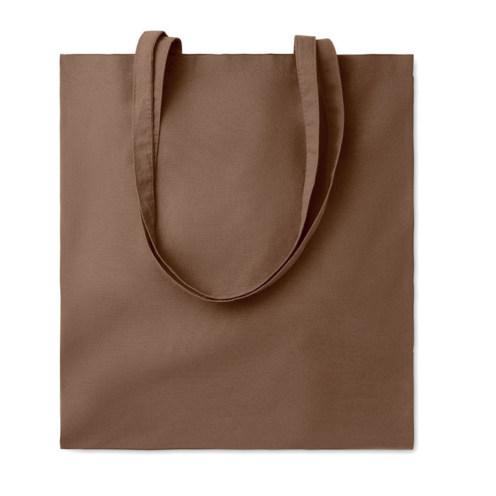 Branded Cotton Shopping Bag 140gsm 38 x 42cm in Brown
