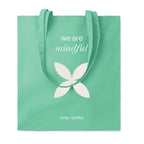 Branded Cotton Shopping Bag 140gsm 38 x 42cm in Green