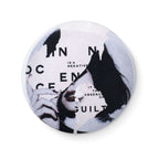 Branded Fridge Magnet Pin Button with Bottle Opener without branding