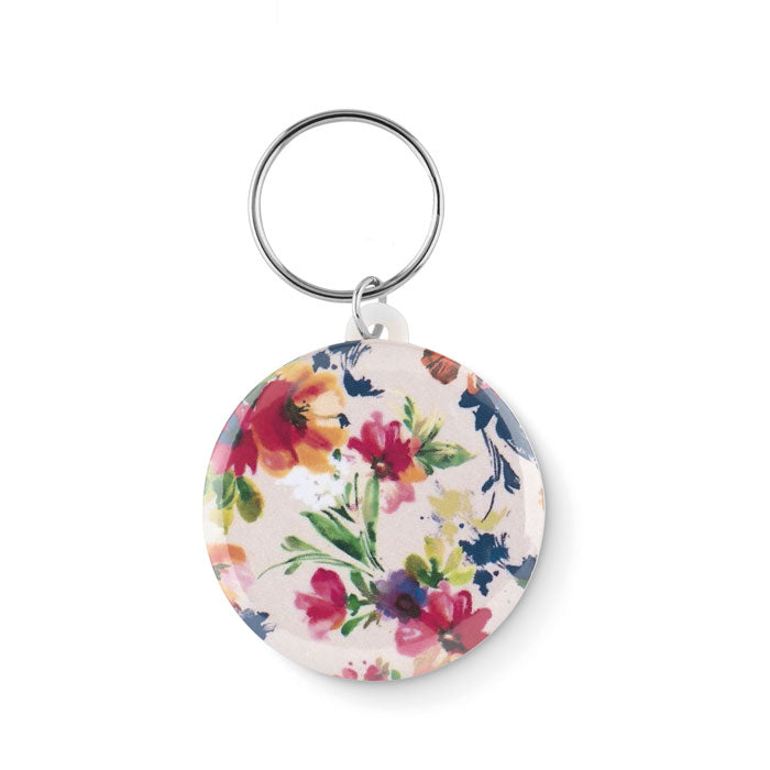 Branded Small Pin Button Key Ring without branding