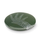 Branded Metal Mirror Button without branding