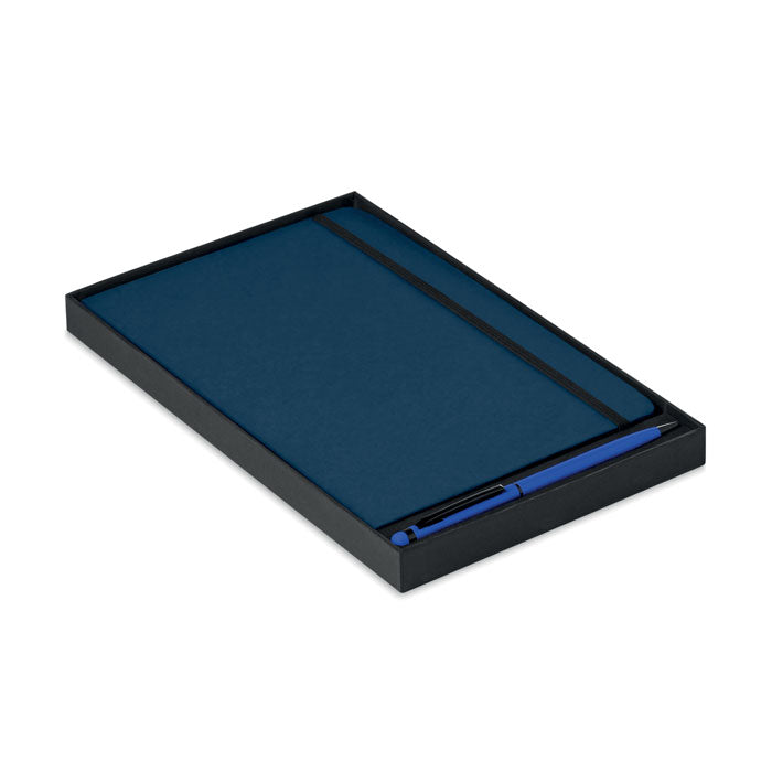Branded A5 Notebook with 2-in-1 Stylus Pen without branding