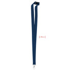 Branded 20mm Lanyard with Safety Breakaway in Blue