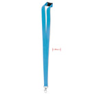 Branded 20mm Lanyard with Safety Breakaway in Blue
