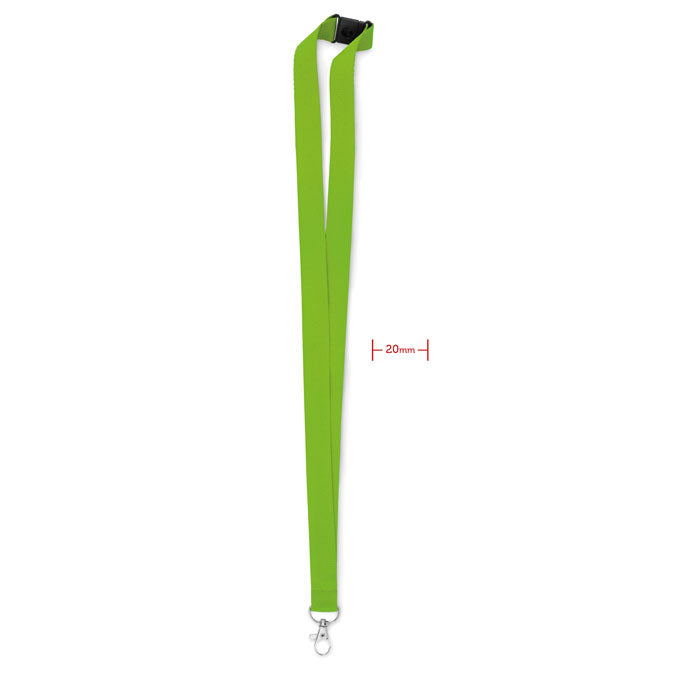 Branded 20mm Lanyard with Safety Breakaway without branding