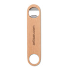 Branded Wood and Stainless Steel Bottle Opener