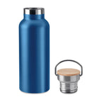 Branded Stainless Steel and bamboo Water Bottle