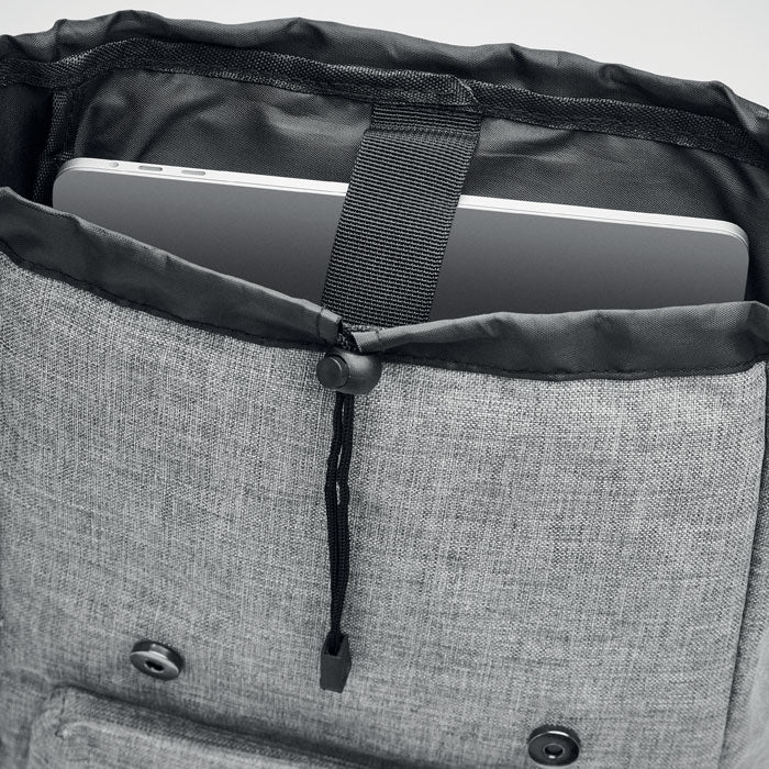 Branded Backpack in 600D Polyester without branding