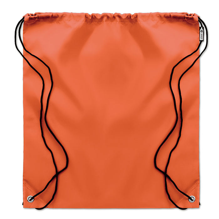 RPET Drawstring Bag in Orange