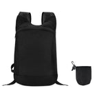 Branded Sports Rucksack in Ripstop in Black