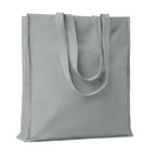 Branded Cotton Shopping Bag 140gsm 38 x 9 x 42cm in Grey