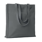 Branded Cotton Shopping Bag 140gsm 38 x 9 x 42cm in Grey