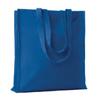 Branded Cotton Shopping Bag 140gsm 38 x 9 x 42cm in Blue