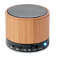 Wireless Round Bamboo Speaker