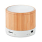 Wireless Round Bamboo Speaker