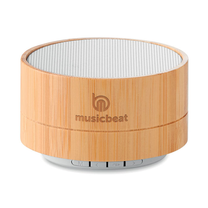 Branded 3W Bamboo Wireless Speaker