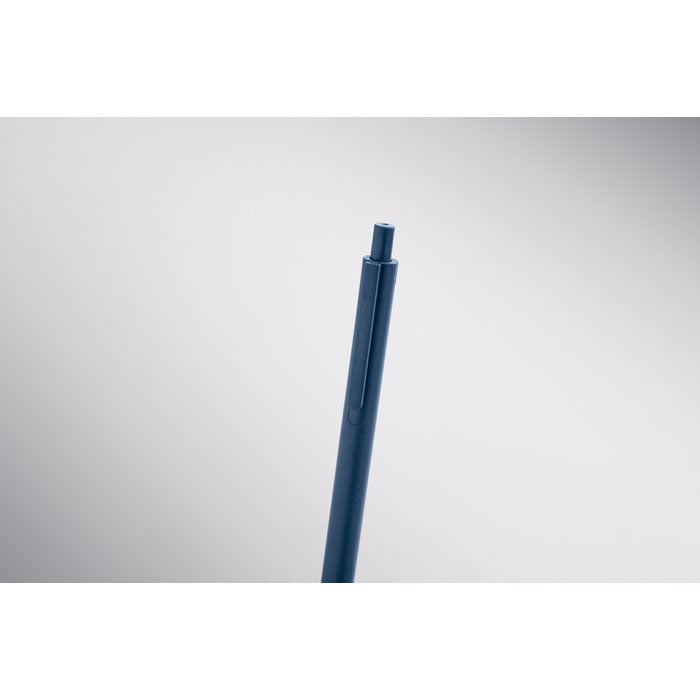 Branded Wheat Straw Push Button Ball Pen without branding