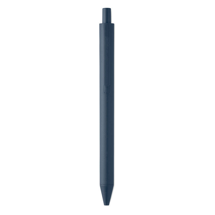 Branded Wheat Straw Push Button Ball Pen without branding