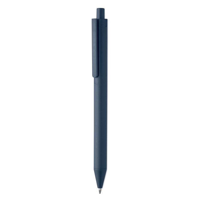 Branded wheat straw push button ball pen